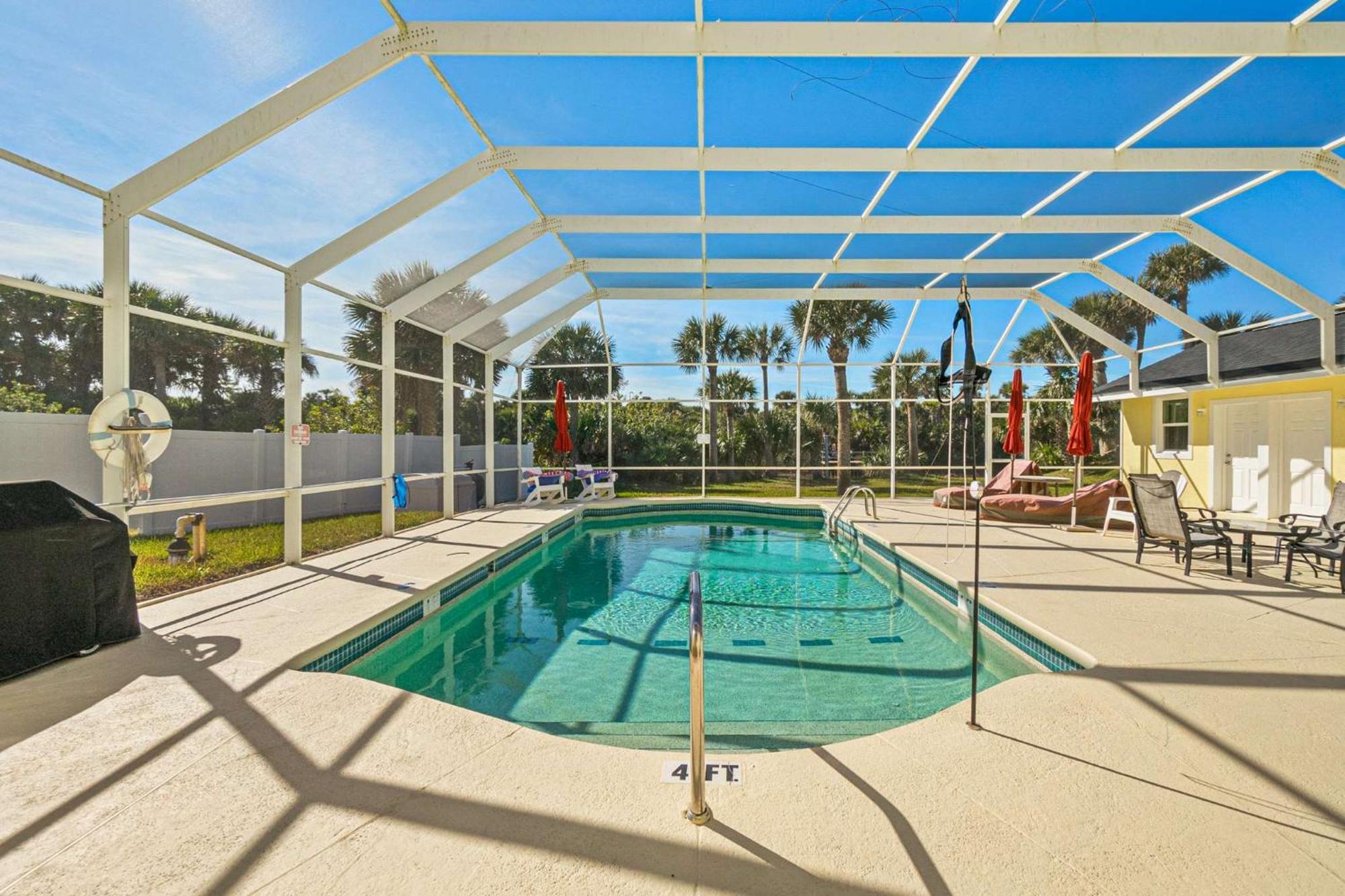 Flagler Beach Bed And Breakfast Pool Bbq Suite Buitenkant foto